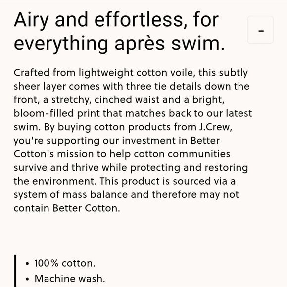 J Crew Tiered Tie Front Beach Dress in Colbalt Floral Cotton Voile XSMALL NWT - Picture 9 of 9